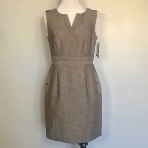 AGB Dress Brown Sleeveless New $54 Tap 4 P